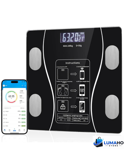 BASCULA DIGITAL CON BLUETOOTH|